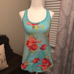 Floral Hollister Tank Top 🌞